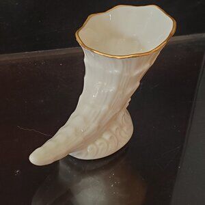 Lenox Chine Horn of Pleanty Wedding Wishes 24K gold trim